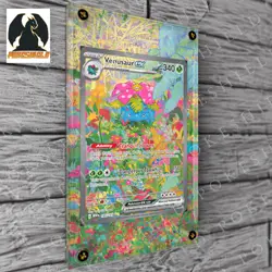 Venusaur EX Extended Art Custom Pokemon Card Display Case (Card not Included) - Image 2