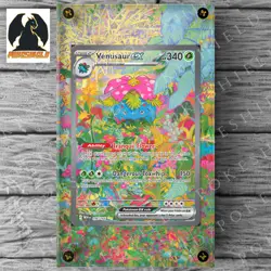 Venusaur EX Extended Art Custom Pokemon Card Display Case (Card not Included) - Image 4