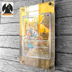 Mimikyu Promo Extended Art Custom Pokemon Card Display Case (Card not Included) - Image 3