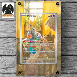 Mimikyu Promo Extended Art Custom Pokemon Card Display Case (Card not Included) - Image 4