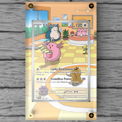 Chansey 187/167 Pokemon Extended Art Display Case (Card not Included) - Image 1