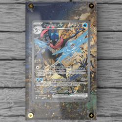 Greninja ex 132 Extended Art Custom Pokemon Card Case (Card not Included) - Image 1