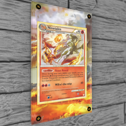 Ninetales 7/123 Custom Pokemon Display Case (Card not Included) - Image 2