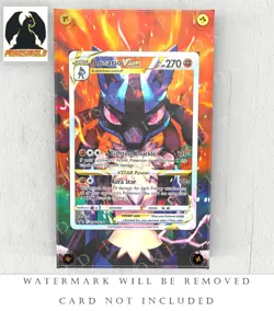 Lucario VStar Alternate Art Custom Pokemon Card Display Case (Card not Included) - Image 1