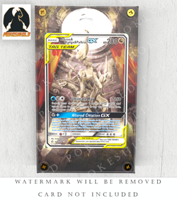 Arceus, Dialga & Palkia GX Pokemon Extended Art Display Case (CARD NOT INCLUDED) - Image 1