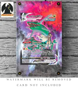 Rayquaza VMAX TG20/TG30 Pokemon Extended Art Display Case (CARD NOT INCLUDED) - Image 1