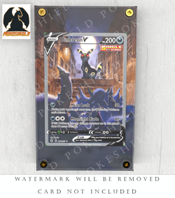 Umbreon V 189/203 - Pokemon Extended Art Display Case (CARD NOT INCLUDED) - Image 1