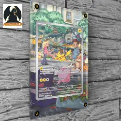 Pikachu 173/165 Extended Art Custom Pokemon Display Case (Card not Included) - Image 2