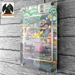 Pikachu 173/165 Extended Art Custom Pokemon Display Case (Card not Included) - Image 3