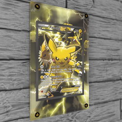 Pikachu ex xy 124 Extended Art Custom Pokemon Card Case (Card not Included) - Image 3