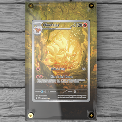 Ninetales 199/197 Extended Art Custom Pokemon Card Case (Card not Included) - Image 1