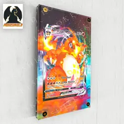 Charizard VMax Art Custom Pokemon Card Display Case (Card not Included) - Image 2