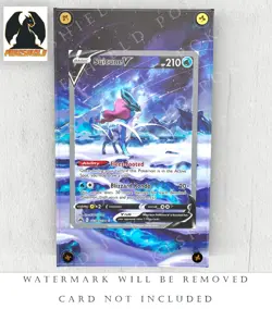 Suicune V Alternate Art Custom Pokemon Card Display Case (Card not Included) - Image 1