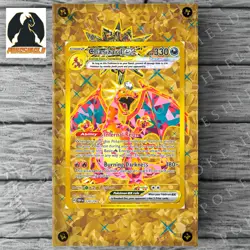 Charizard EX Extended Art Custom Pokemon Card Display Case (Card not Included) - Image 4