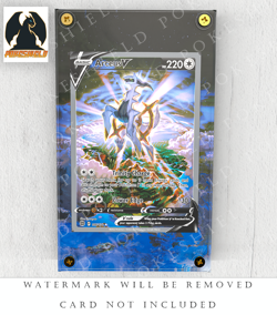Arceus V 166/172 Pokemon Extended Art Display Case (CARD NOT INCLUDED) - Image 1
