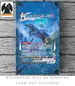 Shadow Rider Calyrex VMAX Pokemon Extended Art Display Case (CARD NOT INCLUDED) - Image 1