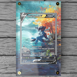 Hisuian Samurott V GG51/GG70 Extended Art Pokemon Card Case (Card not Included) - Image 1