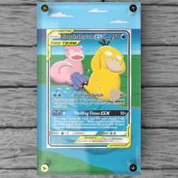 Slowpoke Psyduck 218 Extended Art Pokemon Card Display Case (Card not Included) - Image 1