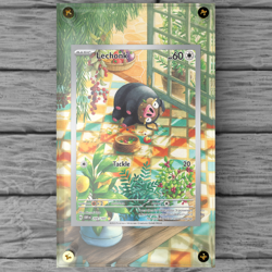 Lechonk 209/197 Custom Pokemon Display Case (Card not Included) - Image 1