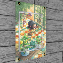Lechonk 209/197 Custom Pokemon Display Case (Card not Included) - Image 2