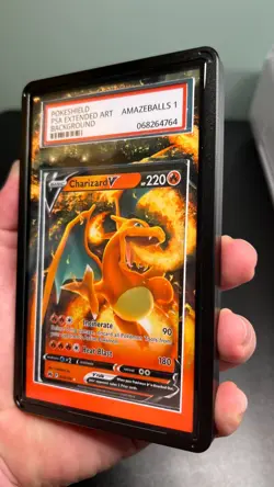 Charizard V 018/159 PSA Magnetic Pokemon Art Display Case (Card not Included) - Image 3