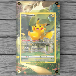 Pikachu GG30/GG70 Custom Extended Art Pokemon Display Case (Card not Included) - Image 1