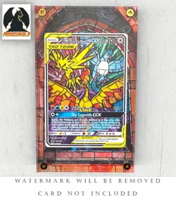 Moltres Zapdos Articuno GX Custom Pokemon Card Display Case (Card not Included) - Image 1