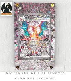 Charizard EX Tera 223 SAR Custom Pokemon Card Display Case (Card not Included) - Image 1