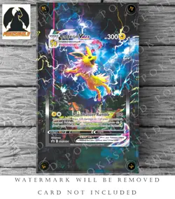 Jolteon VMAX SWSH184 Pokemon Extended Art Display Case (CARD NOT INCLUDED) - Image 1