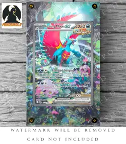Roaring Moon ex 251/182 - Pokemon Extended Art Display Case (CARD NOT INCLUDED) - Image 1