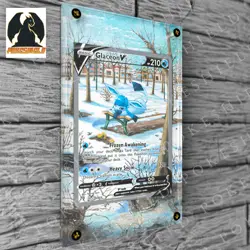 Glaceon V 175/203 Pokemon Extended Art Display Case (CARD NOT INCLUDED) - Image 2