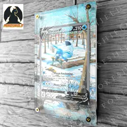 Glaceon V 175/203 Pokemon Extended Art Display Case (CARD NOT INCLUDED) - Image 3