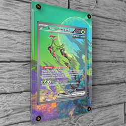 Iron Leaves ex 203/162 Custom Pokemon Extended Display Case (Card not Included) - Image 2