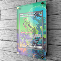 Iron Leaves ex 203/162 Custom Pokemon Extended Display Case (Card not Included) - Image 3