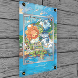 Castform Sunny Form 195 Pokemon Extended Art Display Case (Card not Included) - Image 2