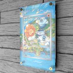 Castform Sunny Form 195 Pokemon Extended Art Display Case (Card not Included) - Image 3