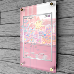 Milcery 152/142 Pokemon Extended Art Display Case (Card not Included) - Image 3
