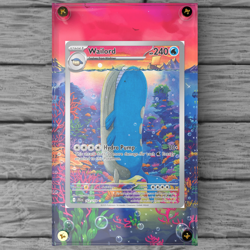Wailord 162/159 Custom Pokemon Display Case (Card not Included) - Image 1