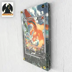Charizard V Alternate Art Custom Pokemon Card Display Case (Card not Included) - Image 3
