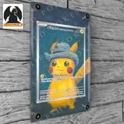 Pikachu Van Gogh Extended Custom Pokemon Card Display Case (Card not Included) - Image 2