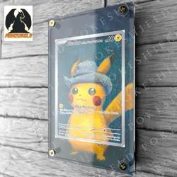 Pikachu Van Gogh Extended Custom Pokemon Card Display Case (Card not Included) - Image 3