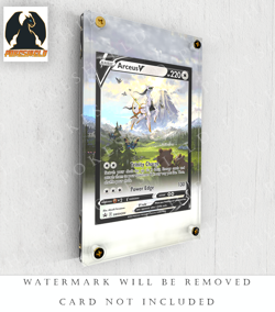 Arceus V SWSH204 Pokemon Extended Art Display Case (CARD NOT INCLUDED) - Image 2