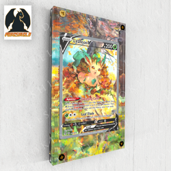 Leafeon V 167/203 - Pokemon Extended Art Display Case (CARD NOT INCLUDED) - Image 2