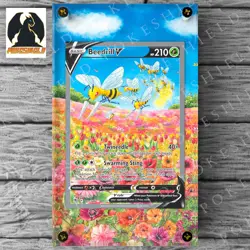 Beedrill V 161/189 Extended Art Custom Pokemon Case (CARD NOT INCLUDED) - Image 4
