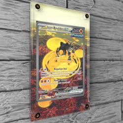 Iron Boulder ex 207/162 Pokemon Extended Art Display Case (Card not Included) - Image 2