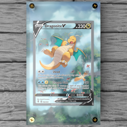 Dragonite V 192/203 Extended Art Pokemon Card Case (Card not Included) - Image 1