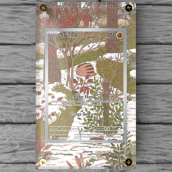 Swinub 165/159 Custom Extended Art Pokemon Display Case (Card not Included) - Image 1
