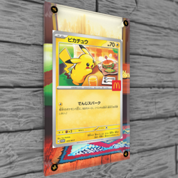 Pikachu 020 Japanese McDonald's Custom Pokemon Display Case (Card not Included) - Image 2