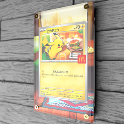 Pikachu 020 Japanese McDonald's Custom Pokemon Display Case (Card not Included) - Image 3