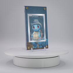 Squirttle with Grey Felt Hat Extended Pokemon Display Case (CARD NOT INCLUDED) - Image 3